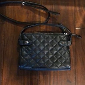 PERLINA Black Crossbody Purse